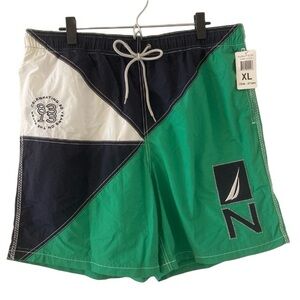Nautica Men’s XL Swim Trunks Sailing Yachting NWT New Old Stock
